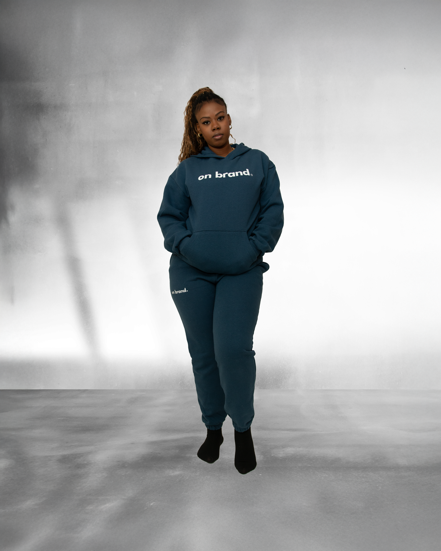 Sea Blue Sweat Set