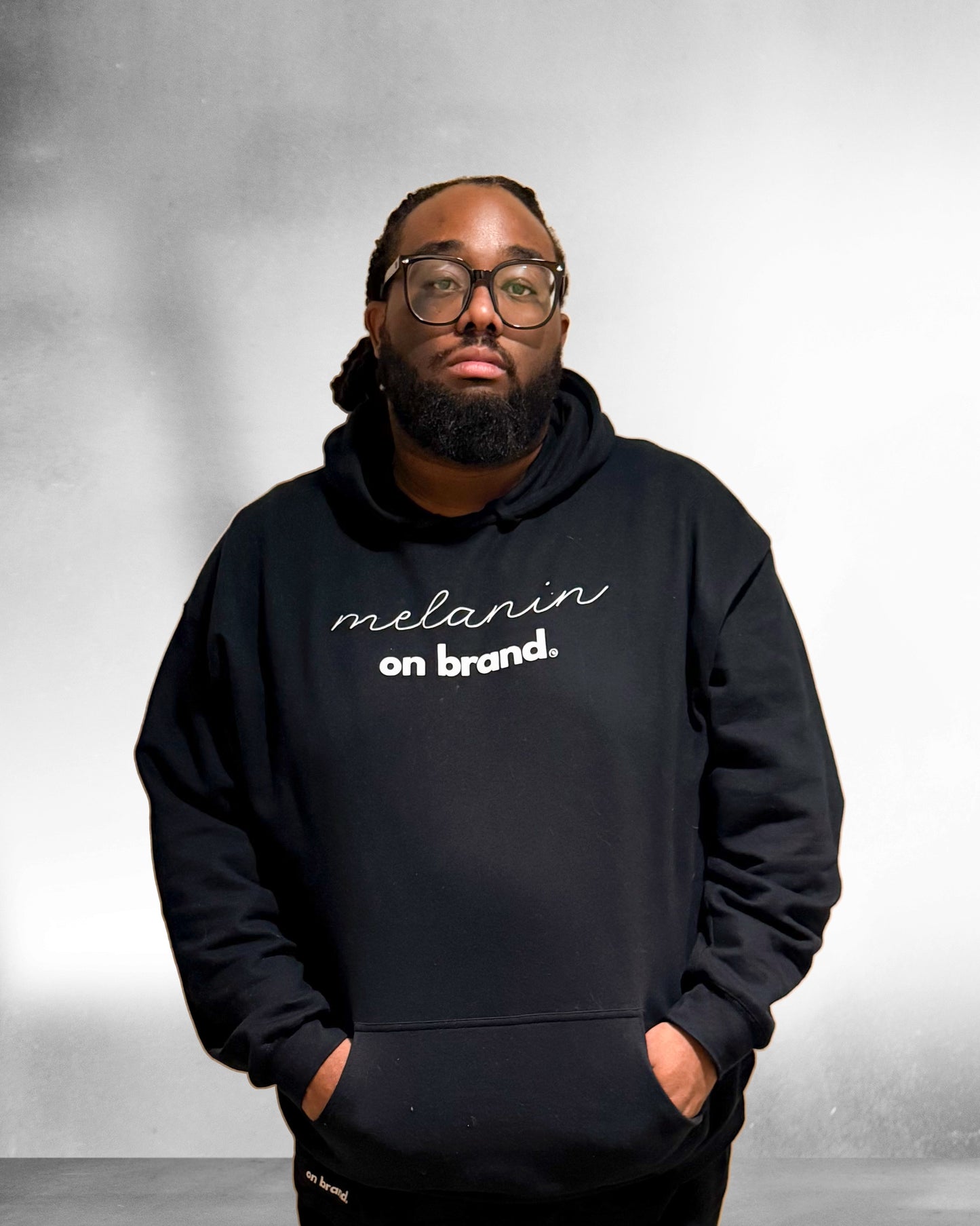 Melanin On Brand Hoodie (Black)