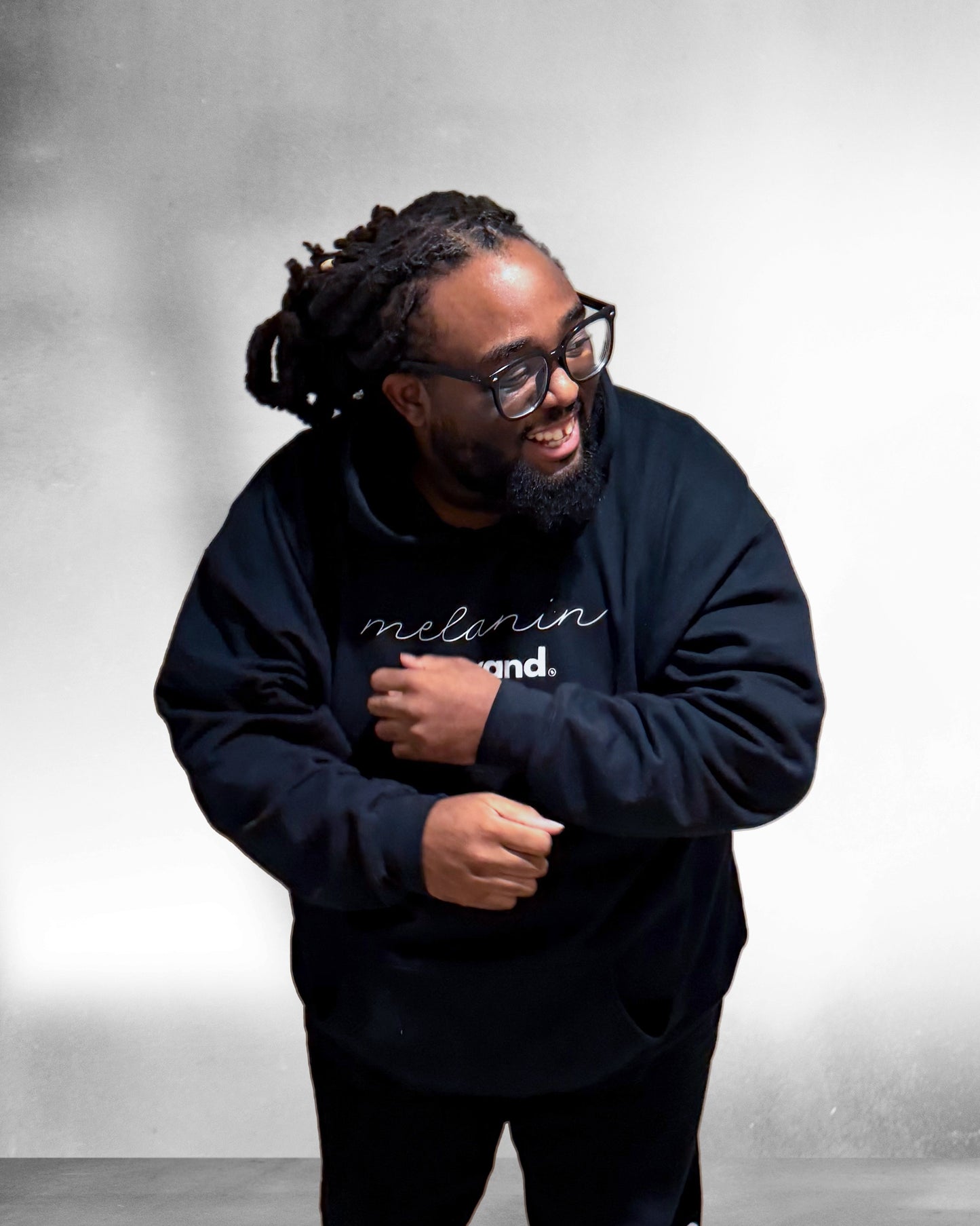 Melanin On Brand Hoodie (Black)