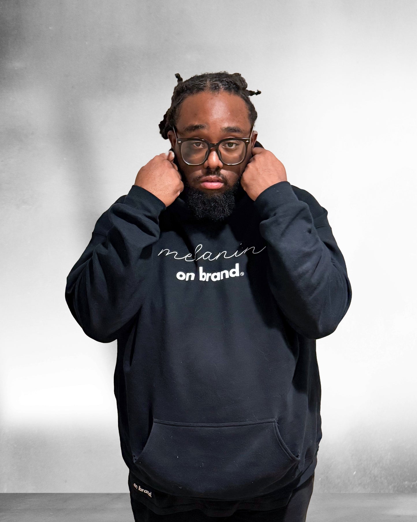 Melanin On Brand Hoodie (Black)