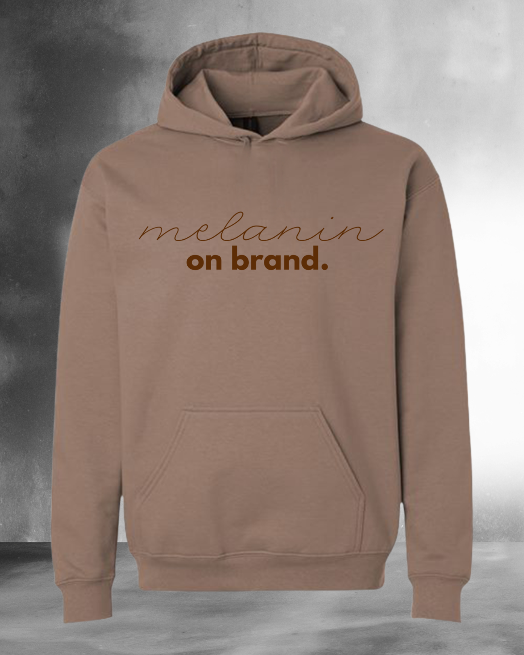 Melanin On Brand Signature Hoodie (Brown)