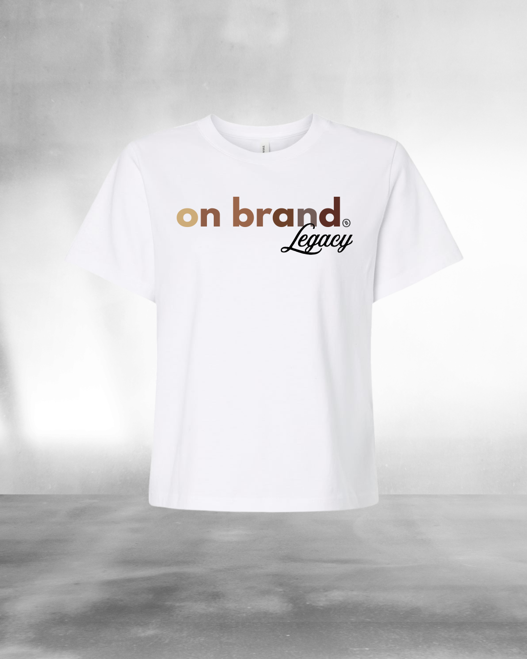 On Brand Legacy Cropped Tee (White)