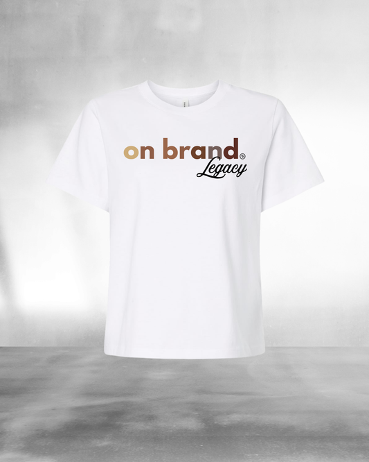 On Brand Legacy Cropped Tee (White)
