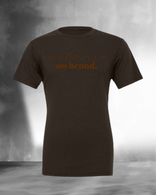 Melanin On Brand Signature Shirt (Brown)
